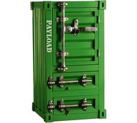 Metal Locker Cabinet - Creative Storage Organizer with Drawer, Industrial Style Toolbox for Files and Supplies