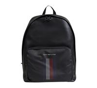 Metal Logo Dome Backpack- male- Tommy Hilfiger- Backpacks- Black- ONE SIZE- Bags ONE SIZE