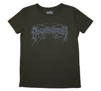 Metal Logo Genxsis Womens T Shirt Bring Me The Horizon Green XL