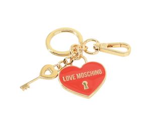 Metal Logo Keyring - female - Love Moschino - Keychains - Yellow - ONE SIZE - Accessories ONE SIZE