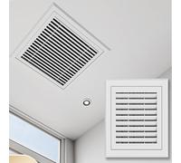 Metal Louvered Access Panel Vent for Drywall CeilingEasy Installation for Home & Garage Sizes: 200x200mm 250x250mm 300x600mm (8x8in 10x10in 12x24in)