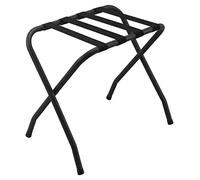 Metal Luggage Rack with No Back (Ashton / LGR0002) in Black