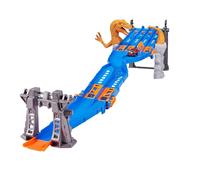 Metal Machines 4-Lane Dinosaur Raptor Attack Playset with Mini Racing Car