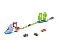 Zuru Metal Machines Trackset Diecast Cars Shark Attack Building