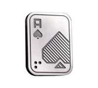 Metal Magnetic Fidget - Pocket Size Push Pull Card Toy, Smooth Stress Comfort Motion, Compact Sturdy Metal Build, Quiet Single Hand Procedure, Premium Calm Support Gadget, Adults Men Women