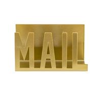 Metal Mail Holder Iron Desktop Letter Sorter Efficient Envelope Stand Home Office Countertop Document Management Rack