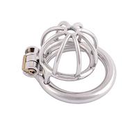 Metal Male Chastity Device Small 304 Steel Stainless Comfortable Cock Cage Adult Game Sex Toy (2.17 inch/ 55mm)
