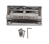 Metal Mandolin Bridge Replacement, 8 String Saddle Bridge Plate, Glossy, Easy Installation, Adjustable Pitch and Height, for Musical Instrument Accessories