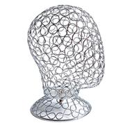 Metal Mannequin Head Wigs Stand Headdress Display Stand Iron Texture Suitable for Displaying Wigs Hats Caps and Headdress Mannequin Head