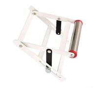 Metal Material Support Bracket for Cutting Machine with Height Adjustable 55-135mm and Folding Design for Woodworking and Workshop Use