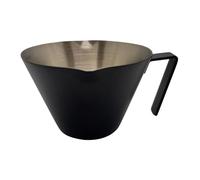 Metal Measuring Cup - ML Three-Scale Beaker | 100ml 304 Stainless Steel Pitcher with Handle and Double Spout, 7.2x9x7.6cm Heat-Resistant Cup for Baking Cooking Coffee Brewing Kitchen Mixing and Liquid