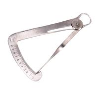 Metal Measuring - Dentist Instruments Tool, High-precision Stainless Ruler, Triangle Teeth Gauge | Gold-making Grip Material Professional Lab Orthodontic Clinic Jewelry Hardware Kit