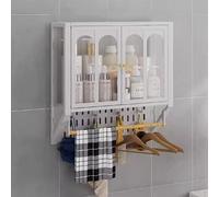 Metal Medicine Cabinet - WallMounted Bathroom Storage with Adjustable Shelves and Towel Bar for Stylish and Organized Home Décor