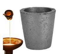 Metal Melting Graphite Crucibles - Heat Resistant Furnace Mold, Durable Container Tool | Backyard Garage Jewelry Studio Workshop Factory Foundry Casting Smelting DIY Metalworking Laboratory Crafting