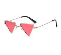 Metal Men's and For Women's Triangle Sunglasses Ocean Film Street Shooting Outdoor Vacation Sunshade Glasses (Color : B, Size : Medium) 2026(F)