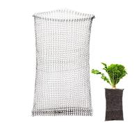 Metal Mesh Bag Stainless Steel Wire Mesh Vole Mesh Metal Mesh Bag Flowers Rodent Proof Wire Baskets For Plants,Wire Baskets For Plants, Berries, Vegetables, Root Protection(4 pieces (24X24 inches))