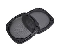 Metal Mesh Car Grilles, 2Pcs Speaker Covers with Screws, ABS Speaker Net for Home Marine Auto Theater Speakers, Durability Lasting Protection, Simple Install for All Speakers