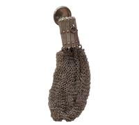 Metal Mesh Coin Pouch - 1920S Antique Medieval Collectible Coin Purse | Woven Chain Small Vintage Mesh Coin Holder | Retro Silver Coin Mesh Bag for Birthdays, Festivals
