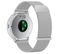 Metal Mesh Strap for Garmin Vivoactive 5/6/3 Music, Forerunner 55/165/245/645, Quick Release 20mm Replacement Stainless Steel Wrist Bnad For Venu SQ 2 Music