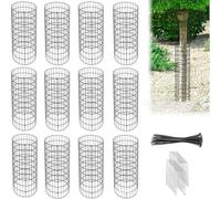 Metal Mesh Tree Trunk Protector for Juvenile and Mature Trees, Features Integrated Securing Mechanism (B)