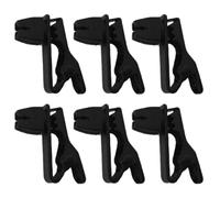 Metal Microphone Clip for Bitter, Lavalier Microphone Clip, Pack of 6 Lavalier Microphone Microphone Clip, Portable Metal Microphone Clamp for Recordings, Classrooms, Lectures