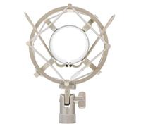 Metal Microphone with Adjustable Anti-vibration Mount Desktop Clip | Stable Support for Dynamic and Handheld Microphones, Shock Absorption, Online Meetings and Voiceover Work