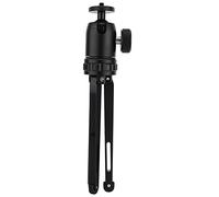 Metal Mini Tripod Stand | 360° Ball Head for Digital Camera/Smartphone/Stabilizer | Adjustable Height 210-130mm | Aluminum Alloy with 1 / 4in Screw Holes