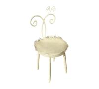 Metal Miniature Chair for Dollhouse Decoration,White | realistic design, sturdy material, perfect for rooms, child safe? no