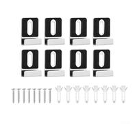 Metal Mirror Frame Kit 8-Piece J-Clips Stainless Steel