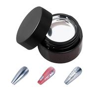 Metal Mirror Gel Liner Mirror Silver Painted Glossy Gel Nail