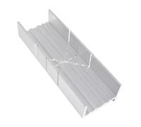 Metal Mitre Box - Mini Aluminium Alloy Mitre Block for Precision Cutting - Ideal for DIY, Woodworking & Metal Cutting - Compatible with Hand Mitre Saws, Coving Mitre Tools & Small Hacksaws