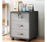 Metal Mobile Filing Cabinet with Lock 3 Drawers Secure Storage for Office and Craft Supplies BlackDurable & Portable for Workspace