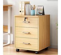 Metal Mobile Filing Cabinet with Lock 3 Drawers Secure Storage for Office and Craft Supplies BlackDurable & Portable for Workspace