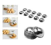 Metal Mold Form Nuts for Sweet Russian Nuts Oreshki 10pcs Pastry Cookie Nutlets