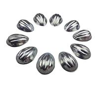 Metal Mold Form Nuts for Sweet Russian Nuts Oreshki Pastry Cookie Nutlets (Set of 40 pcs)