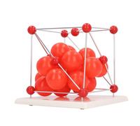 Metal Molecular Model Stone Crystal Structure Kit Vibrant Colors 3D Modeling Tool for Classroom Laboratory Teaching Plastic Balls and Keys