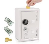 Metal Money Box with Keys - Keep Kids' Money & Valuables Safe