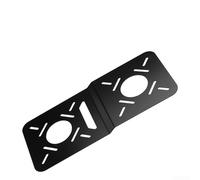 Metal Monitor Mounting Bracket for PC - Galvanized Steel Support Holder, 34 x 15.5 x 3 cm, Black, Compatible with NUC, C1037U, i5 Computers