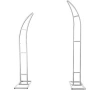 Metal Moon Arch Garden Backdrop, Sturdy Half Moon Wedding Ceremony nd with Easy Assembly for Climbing Plants, Versatile Decor for Parties and Events