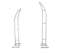 Metal Moon Shape Wedding Arch with Stand for Ceremony, Perfect for Outdoor and Indoor Garden, Wedding, and Birthday Party Decorations