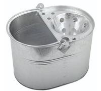 Metal Mop Bucket with Wringer Cleaning Bucket for Home Kitchen, Bathroom & Office - 11L