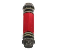 Metal Motorcycle Brake Line Extension Adapter Red Fitting Two Way | Secure Connection, Extends Line Length, Fits Many Models, DIY Modifications, Industrial Use Random Color