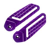 Metal Motorcycle Passenger Peg Pair, Purple
