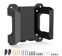 Metal Mount for HP Docking Station VESA Wall and Under Desk Mount for HP USB-C Dock G5 Adapter Mounting Bracket for HP Laptop Dock G5 Holder with Cable Ties Black, Easy Access to All Ports