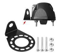 Metal Mounting Bracket Holder, Keenso Connector Socket Mounting Bracket, Right Angle Plug Socket for 7 Pin 13 Pin Caravan Towing Trailer Connector Auto and Motorcycle Parts