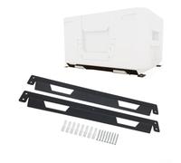 Metal Mounting Brackets, Heavy Duty Cleats for toughbuilt for stacktech Tool Storage, Wall Trailer Workbench Workshop Organiser with Screws(2PCS)