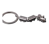 Metal Movable Joint Mini Train Model Alloy Keychains Metal Keyring Activity Joint Train Keychain