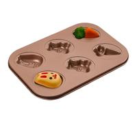Metal Muffin Pan - Non Stick Baking Mold, Cupcake Tray Cup Cake Pan for Baking Muffins Cupcakes Even Heat Distribution for Bakers Beginners Professionals Home Kitchen Use Birthday 0.79 inches