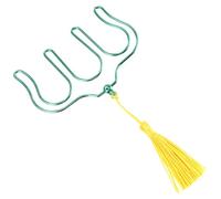 Metal Music Note Clip for Books and Stands with Tassel | Wind Resistant Holding, Lightweight Build, Smooth Mirror-like Finish, for Writers, Readers, Practice Outdoors
