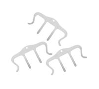 Metal Music Score Clip Silver 3pcs Page Holder for Books | Iron Build, Strong Clamping Force, Portable Design, for Cooking Recipes and Sermon Notes